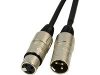 Proel Cabo XLR Fêmea para XLR Macho, 15 metros, preto - BULK250LU15 Proel Cabo XLR Fêmea para XLR Macho, 15 metros, preto - BULK250LU15